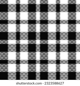 Schottisches Tartan Nahtloses Muster. Abstrakte Muster-Vorlage für Musterprüfungen für Design-Ornament. Nahtlose Stoffstruktur.