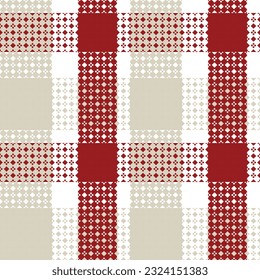 Scottish Tartan Seamless Pattern. Abstract Check Plaid Pattern Seamless Tartan Illustration Vector Set for Scarf, Blanket, Other Modern Spring Summer Autumn Winter Holiday Fabric Print.