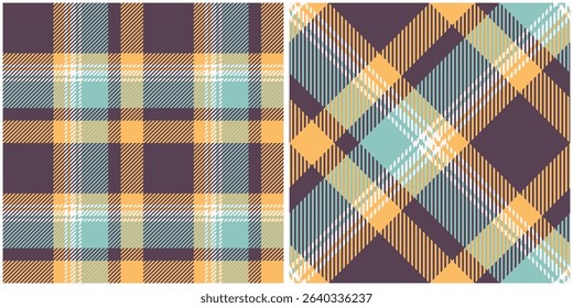 Scottish Tartan Seamless Pattern. Abstract Check Plaid Pattern Template for Design Ornament. Seamless Fabric Texture.
