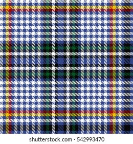 Scottish Tartan Seamless pattern background illustration