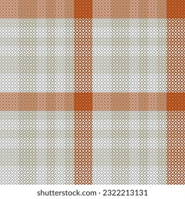 Scottish Tartan Seamless Pattern. Checker Pattern Traditional Scottish Woven Fabric. Lumberjack Shirt Flannel Textile. Pattern Tile Swatch Included.
