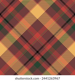 Tartán escocés patrón sin costuras. Conjunto de vectores de ilustración de tartán sin costura del patrón de Checker para la bufanda, manta, otro estampado moderno de la tela de vacaciones de otoño de primavera verano.