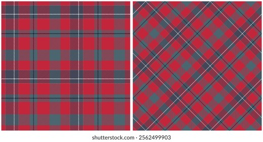 Scottish Tartan Seamless Pattern. Checker Pattern Seamless Tartan Illustration Vector Set for Scarf, Blanket, Other Modern Spring Summer Autumn Winter Holiday Fabric Print.