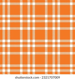 Scottish Tartan Seamless Pattern. Checkerboard Pattern Traditional Scottish Woven Fabric. Lumberjack Shirt Flannel Textile. Pattern Tile Swatch Included.