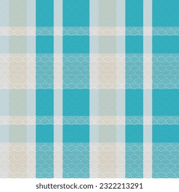 Scottish Tartan Seamless Pattern. Checkerboard Pattern Seamless Tartan Illustration Vector Set for Scarf, Blanket, Other Modern Spring Summer Autumn Winter Holiday Fabric Print.