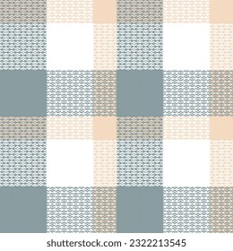Scottish Tartan Seamless Pattern. Checkerboard Pattern Template for Design Ornament. Seamless Fabric Texture.