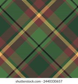 Scottish Tartan Seamless Pattern. Checkerboard Pattern Seamless Tartan Illustration Vector Set for Scarf, Blanket, Other Modern Spring Summer Autumn Winter Holiday Fabric Print.