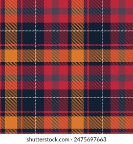 Scottish Tartan nahtlose Muster. Schachbrettmuster Nahtlose Schotten Illustration Vektorgrafik Set für Schal, Decke, andere moderne Frühling Sommer Herbst Winter Festliche Musik Stoff Print.