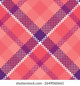 Tartan escocês padrão sem emenda. Modelo de Padrão de Tabuleiro de Xadrez para Ornamento de Design. Textura de malha perfeita.