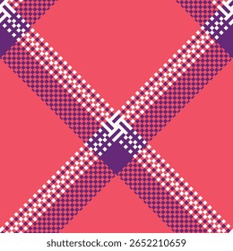 Tartan escocês padrão sem emenda. Padrão de xadrez para impressão de camisas, roupas, vestidos, toalhas de mesa, cobertores, cama, papel, colcha, tecido e outros produtos têxteis.