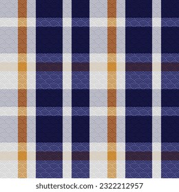 Patrón escocés de Tartán sin mar. Clásico Tartán Tartán Diseño. Vector de Ilustración de Tartán sin inconvenientes para la carfa, la manta, la otra impresión de tela de invierno de primavera moderna de otoño.