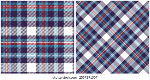 Scottish Tartan Seamless Pattern. Classic Plaid Tartan Traditional Scottish Woven Fabric. Lumberjack Shirt Flannel Textile. Pattern Tile Swatch Included.