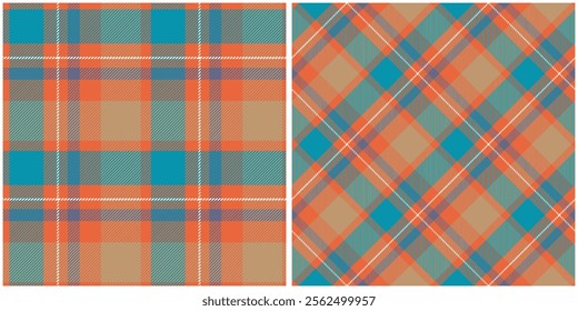 Scottish Tartan Seamless Pattern. Classic Scottish Tartan Design. Template for Design Ornament. Seamless Fabric Texture.