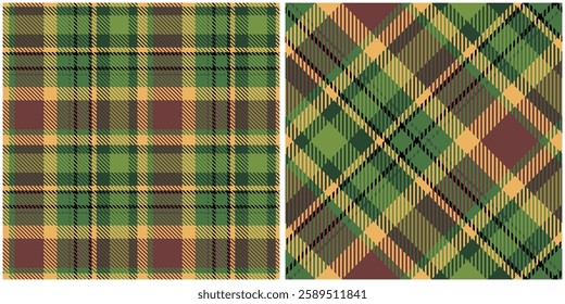 Scottish Tartan Seamless Pattern. Classic Plaid Tartan for Scarf, Dress, Skirt, Other Modern Spring Autumn Winter Fashion Textile Design.