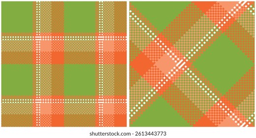 Scottish Tartan Seamless Pattern. Classic Plaid Tartan Seamless Tartan Illustration Vector Set for Scarf, Blanket, Other Modern Spring Summer Autumn Winter Holiday Fabric Print.
