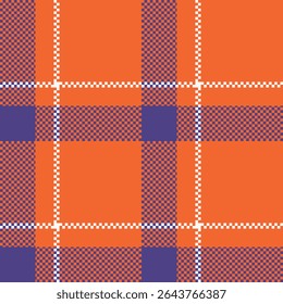 Tartan escocês padrão sem emenda. Tartan Tradicional tecido escocês clássico xadrez. Camisa Lumberjack Flannel Têxtil. Amostra De Bloco Padrão Incluída.