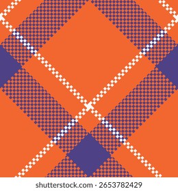 Tartan escocês padrão sem emenda. Tartan Tradicional tecido escocês clássico xadrez. Camisa Lumberjack Flannel Têxtil. Amostra De Bloco Padrão Incluída.