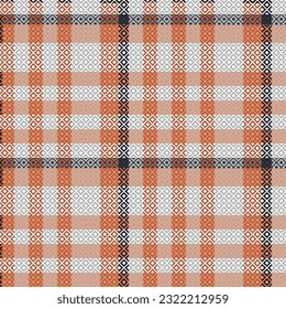 Scottish Tartan Seamless Pattern. Gingham Patterns Seamless Tartan Illustration Vector Set for Scarf, Blanket, Other Modern Spring Summer Autumn Winter Holiday Fabric Print.