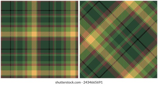 Scottish Tartan Seamless Pattern. Gingham Patterns Seamless Tartan Illustration Vector Set for Scarf, Blanket, Other Modern Spring Summer Autumn Winter Holiday Fabric Print.