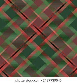 Scottish Tartan Seamless Pattern. Gingham Patterns Traditional Scottish Woven Fabric. Lumberjack Shirt Flannel Textile. Pattern Tile Swatch Included.