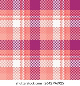 Scottish Tartan Seamless Pattern. Gingham Patterns Template for Design Ornament. Seamless Fabric Texture.