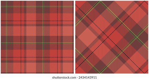 Scottish Tartan Seamless Pattern. Tartan Seamless Pattern Seamless Tartan Illustration Vector Set for Scarf, Blanket, Other Modern Spring Summer Autumn Winter Holiday Fabric Print.