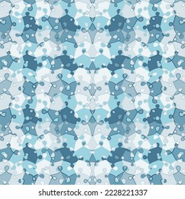 Scottish tartan seamless pattern. Loops abstract texture background. Check stripes fabric repeat design. Old-fashioned textile vector print. Irregular canvas structure.