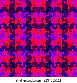 Scottish tartan seamless pattern. Loops simple texture background. Cross stripes fabric repeat design. Colorful swatch vector print. Irregular canvas structure.
