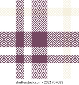 Scottish Tartan Seamless Pattern. Tartan Plaid Vector Seamless Pattern. Traditional Scottish Woven Fabric. Lumberjack Shirt Flannel Textile. Pattern Tile Swatch Included.
