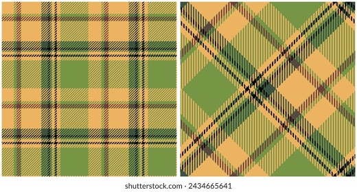 Tartán escocés patrón sin costuras. Tartán Plaid Vector Patrón sin costuras. Tejido escocés tradicional. Tejido de franela con camisa de leñador. Muestra de azulejos de patrón incluida.