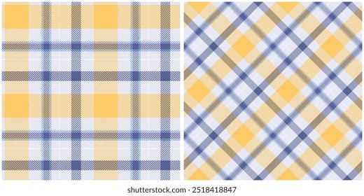 Tartan escocês padrão sem emenda. Padrões xadrez sem costura para impressão de camisas, roupas, vestidos, toalhas de mesa, cobertores, cama, papel, colcha, tecido e outros produtos têxteis.