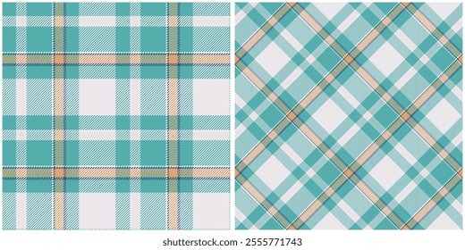 Scottish Tartan Seamless Pattern. Tartan Plaid Vector Seamless Pattern. Traditional Scottish Woven Fabric. Lumberjack Shirt Flannel Textile. Pattern Tile Swatch Included.