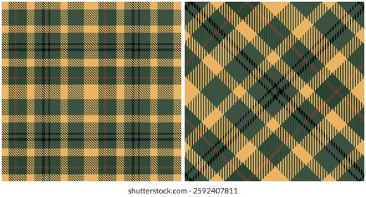 Scottish Tartan Seamless Pattern. Tartan Plaid Vector Seamless Pattern. for Scarf, Dress, Skirt, Other Modern Spring Autumn Winter Fashion Textile Design.