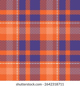 Tartan escocês padrão sem emenda. Scottish Plaid, para impressão de camisas, roupas, vestidos, toalhas de mesa, cobertores, cama, papel, colcha, tecido e outros produtos têxteis.