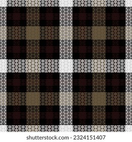 Scottish Tartan Seamless Pattern. Traditional Scottish Checkered Background. Seamless Tartan Illustration Vector Set for Scarf, Blanket, Other Modern Spring Summer Autumn Winter Holiday Fabric Print.