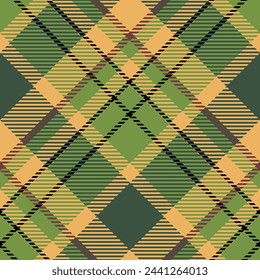 Scottish Tartan Seamless Pattern. Traditional Scottish Checkered Background. Traditional Scottish Woven Fabric. Lumberjack Shirt Flannel Textile. Pattern Tile Swatch Included.