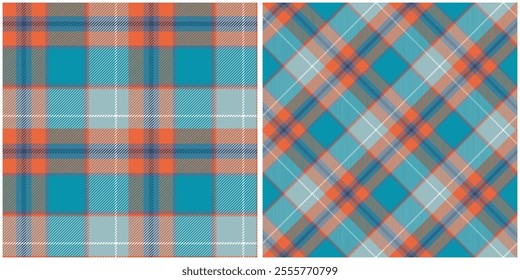 Scottish Tartan Seamless Pattern. Traditional Scottish Checkered Background. Traditional Scottish Woven Fabric. Lumberjack Shirt Flannel Textile. Pattern Tile Swatch Included.