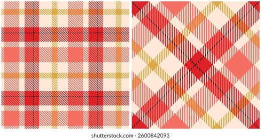 Scottish Tartan Seamless Pattern. Traditional Scottish Checkered Background. Template for Design Ornament. Seamless Fabric Texture.