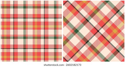 Scottish Tartan Seamless Pattern. Traditional Scottish Checkered Background. Flannel Shirt Tartan Patterns. Trendy Tiles for Wallpapers.