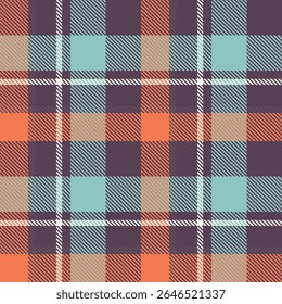 Tartan escocês padrão sem emenda. Histórico Tradicional Escocês Checkered. Modelo para Ornamento de Design. Textura de malha perfeita.