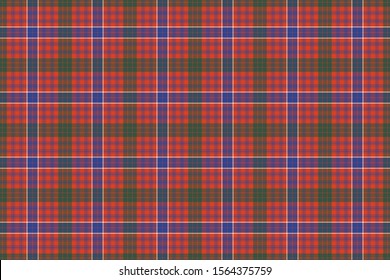 Scottish Tartan. Seamless rectangle pattern for fabric, kilts, skirts, plaids