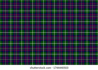 Scottish Tartan. Seamless rectangle pattern for fabric, kilts, skirts, plaids