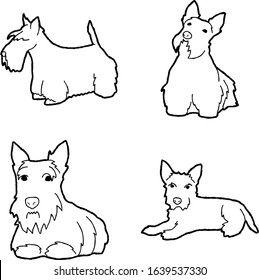 919 Cartoon scottish terrier Images, Stock Photos & Vectors | Shutterstock