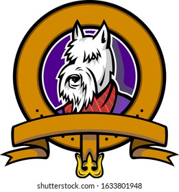 Scottish Terrier Belt Loop Mascot