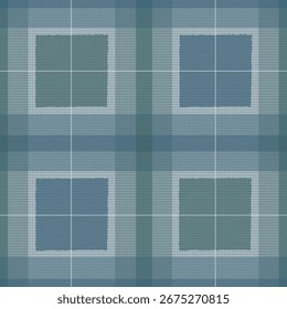 Padrão de tartã de textura escocês, design vetorial