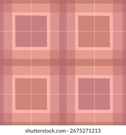 Padrão de tartã de textura escocês, design vetorial
