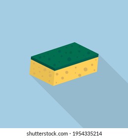 Scouring pads spong for housework cleaning. Vector illustration. Eps 10.