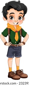 Scout Boy Cartoon Zeichentrickgrafik