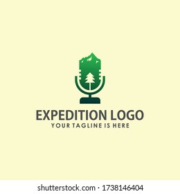 Design-Vorlage für das Broadcast-Logo, Vorlage für das Adventure-Media-Logo