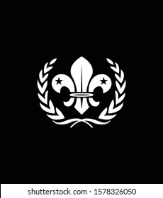 scout flag icon. vector illustration